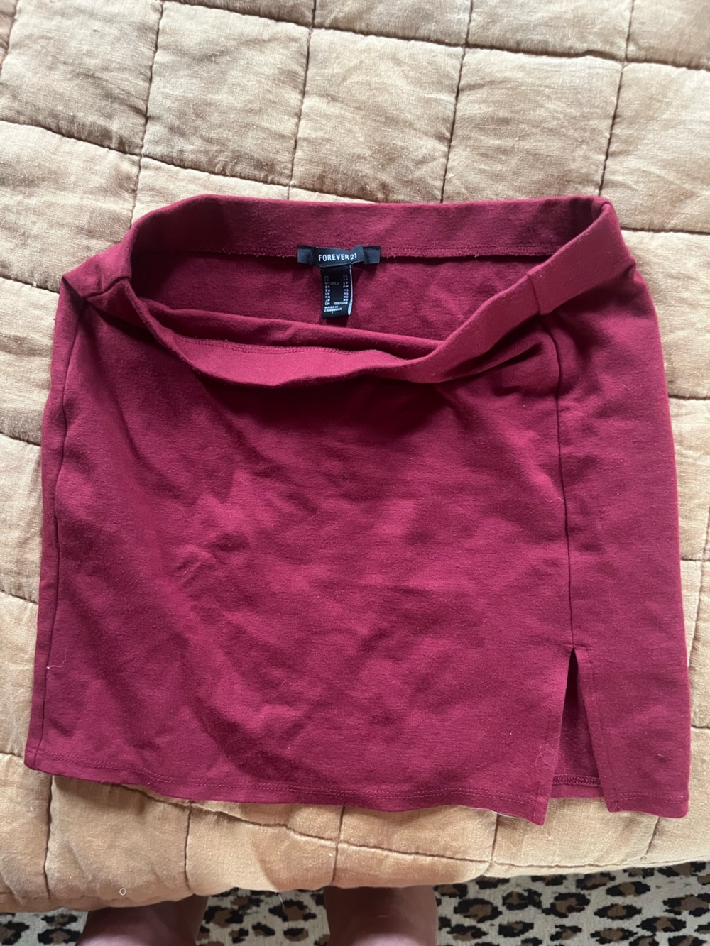 Forever 21 mini skirt red XS